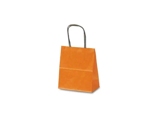 自動紐手提袋 T-1 オレンジ×黒