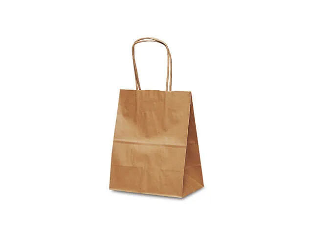 オリジナル紙袋 製作プラン 製作事例と価格：飲食店テイクアウト用　T-2自動紐
