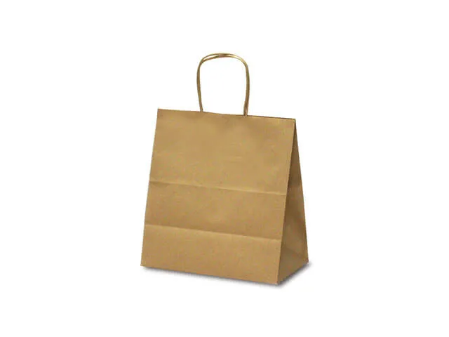 オリジナル紙袋 製作プラン 製作事例と価格：飲食店テイクアウト用　T-5W自動紐