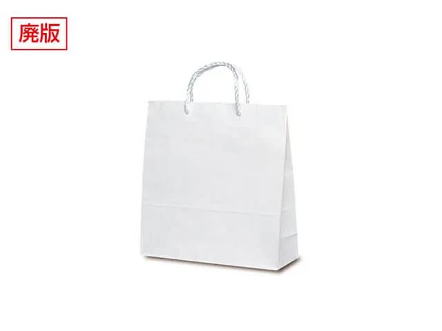 PP紐手提袋 T-ワイド 白×白