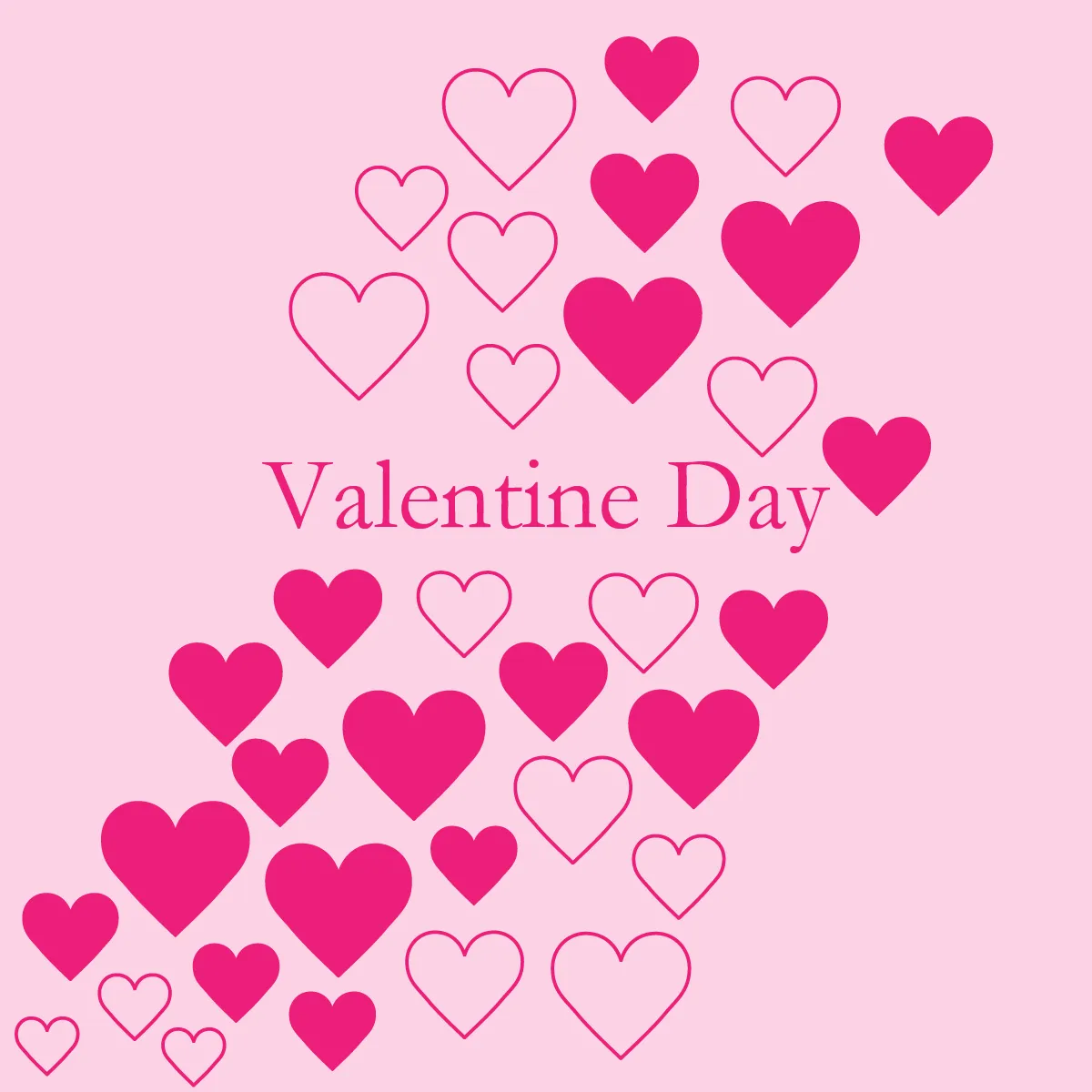 2月14日 Valentine day バレンタインデー用のオリジナル販促物のご準備をしませんか？