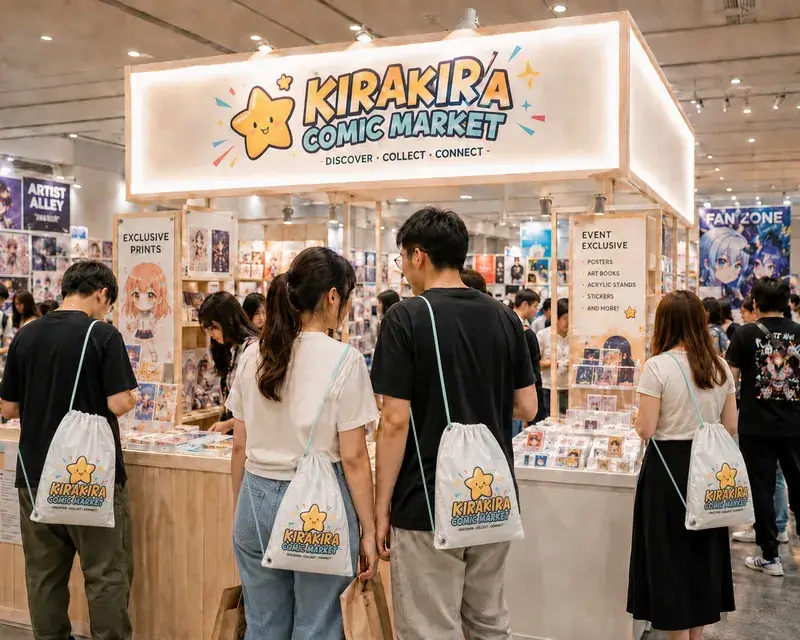 コミックマーケット・同人イベントで使用するオリジナルショルダーバッグ